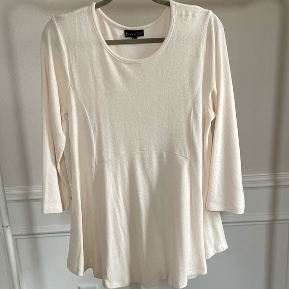 NWOT-Collections by Bobeau Knit Tunic with 3 quarter length Sleeves - Size XL - Picture 2 of 5